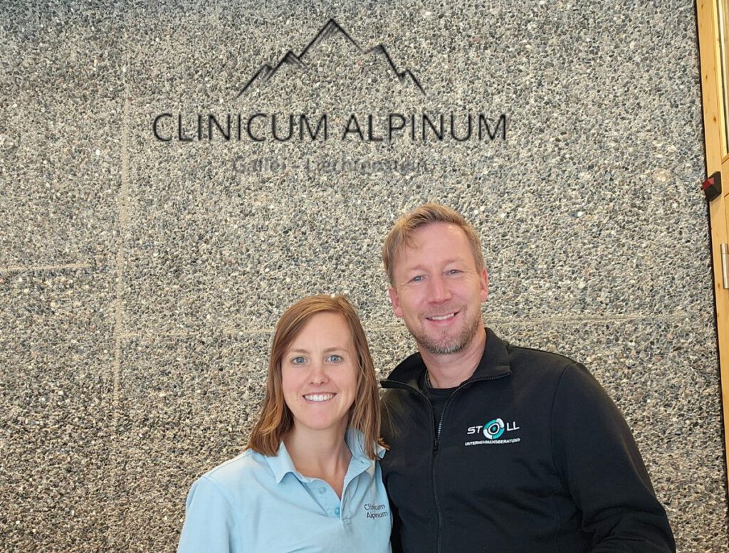 Natalie und Matthias im Clinicum Alpinum